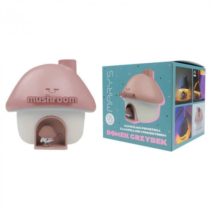 Lampada notte bimbi con umidificatore RGBW fungo Mary's