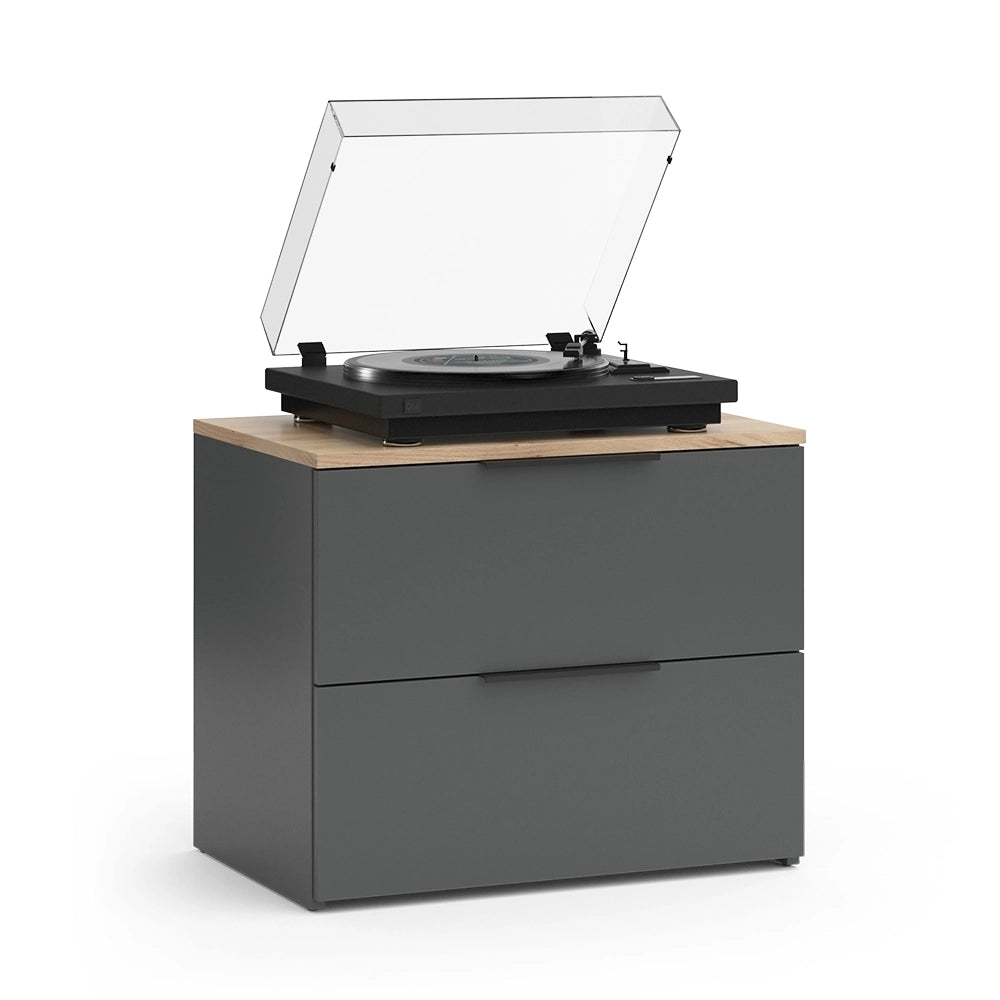 Vicco Credenza Antracite 60 x 50 cm con 2 cassetti