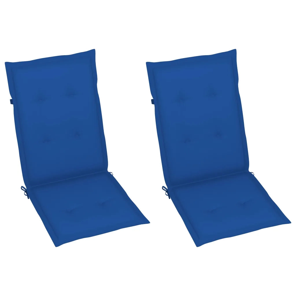 Sedia a Dondolo con Cuscini Grigia in Legno Massello di Acacia cod mxl 44209