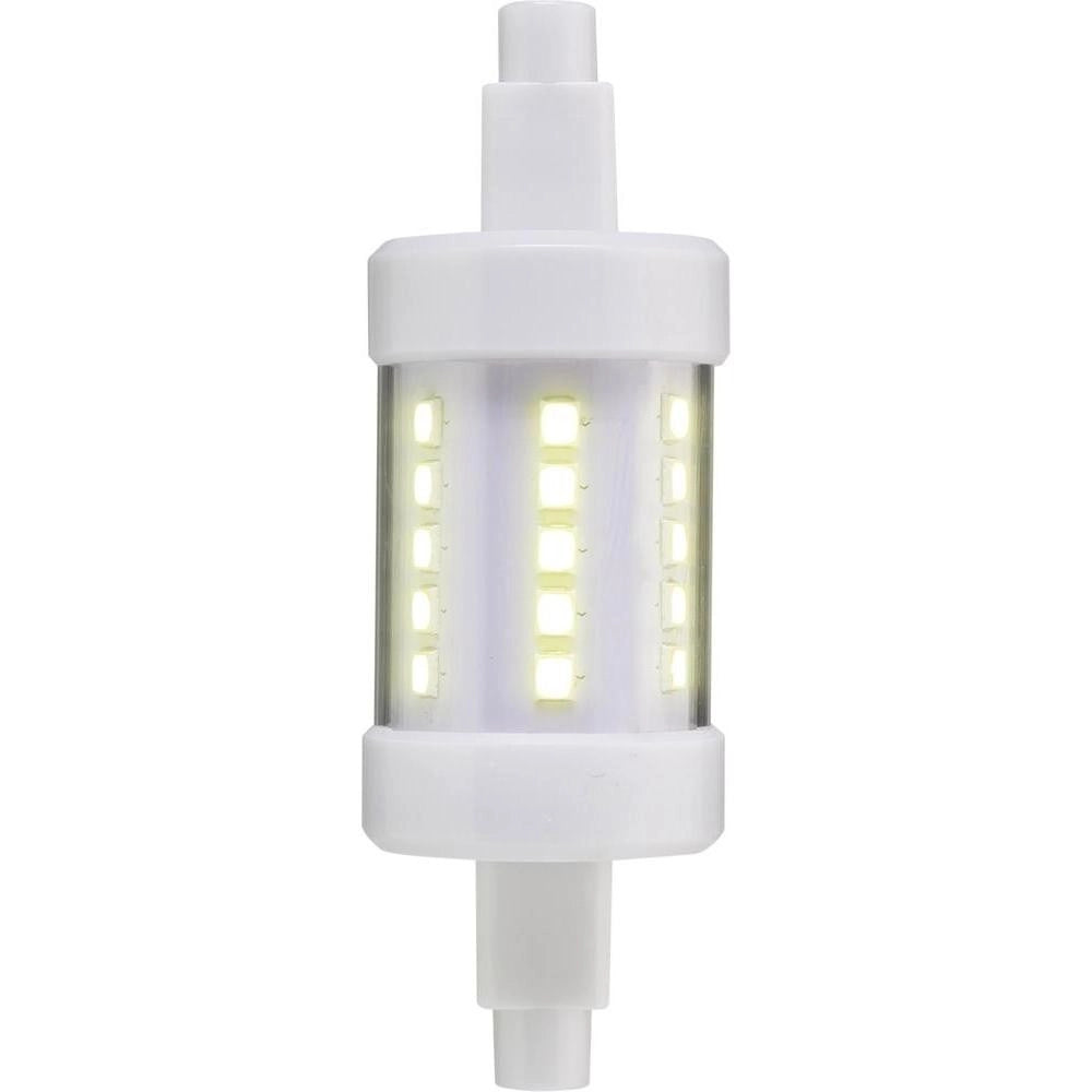 Trade Shop - Lampadina Lampada Led R7s 78mm Led 2835 Sostituzione Alogena 6500k 4,5w 360° -