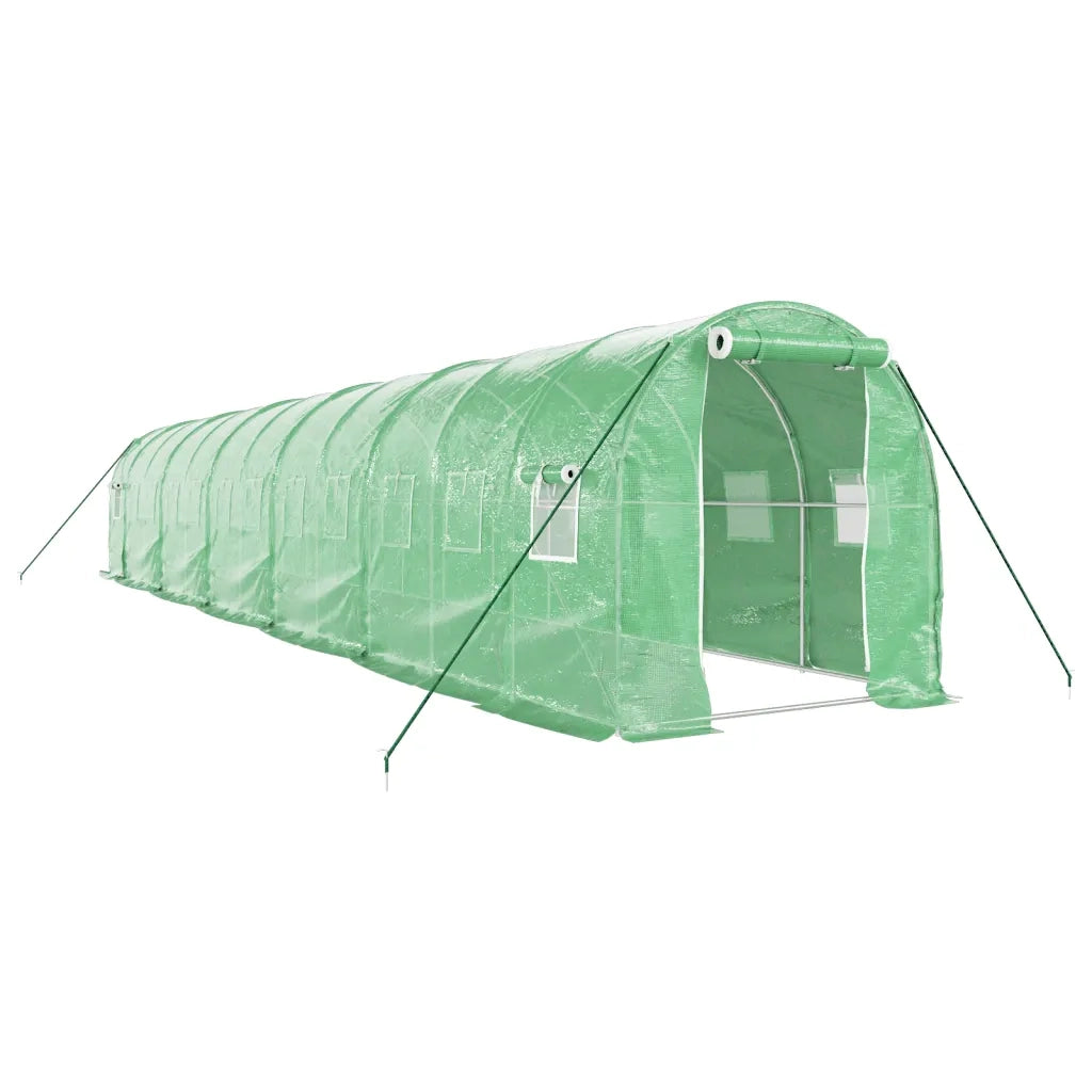 Serra con Telaio in Acciaio Verde 24 mÂ² 12x2x2 m