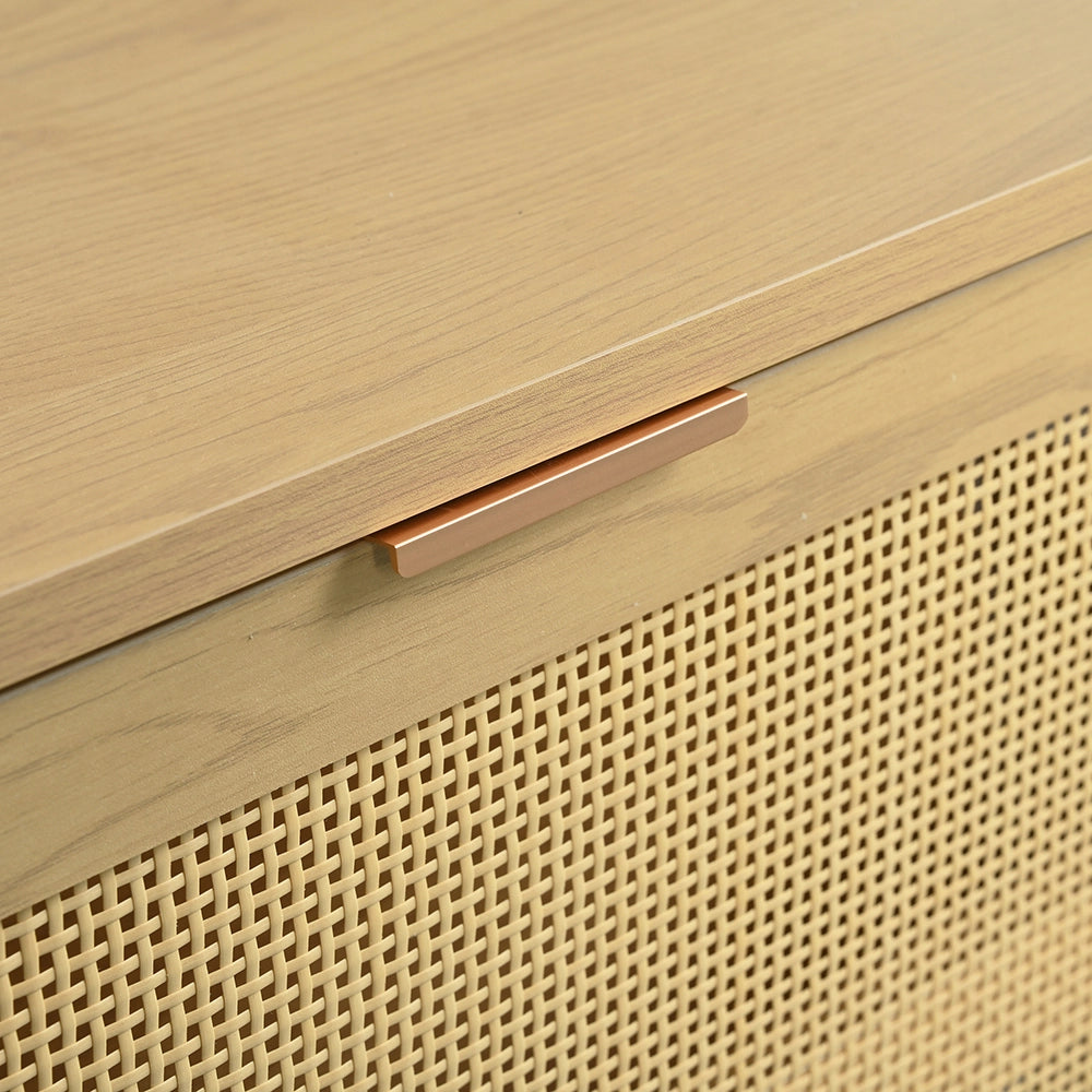 Com?? - Xylo - 120x40x76.5cm legno maniglie metallo