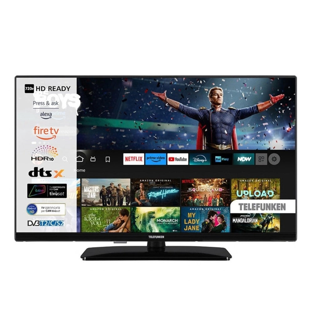 Televisore Telefunken TE32759B50V4D 32" Smart Fire TV Wi-Fi Nero classe E