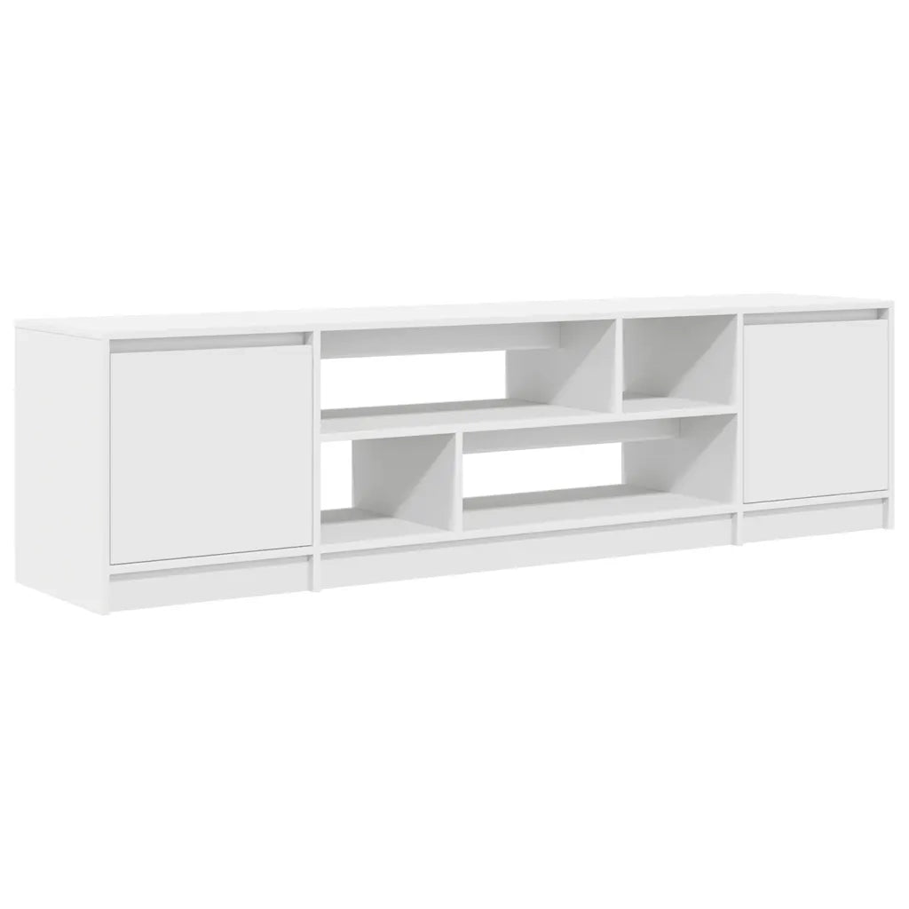 Mobile Porta TV Bianco 188,5x41x50 cm in Legno Multistrato 3328417
