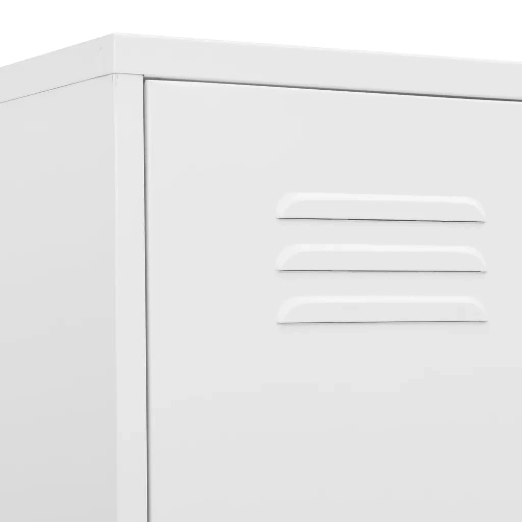 Armadio Bianco 35x46x180 cm in Acciaio cod mxl 43979