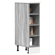 vidaXL Armadio Inferiore “Riga” Grigio Sonoma 20x44,5x81,5 cm