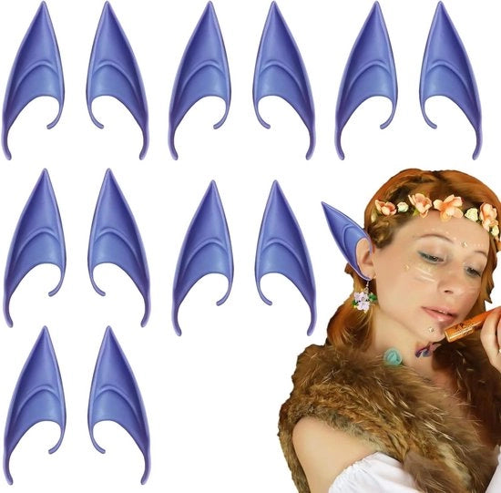 Accessori di cosplay per Halloween e Carnevale - 6 paia, 12cm, Blu