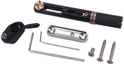 Ponte per chitarra - Senza manubrio - Ideale per musicisti - Nero - Ponte per chitarra singolo - Perfetto per 6 corde - Adatto per chitarre elettriche...