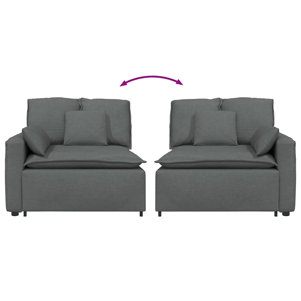 Modulo Terminale Bracciolo Divano Modulare con Cuscini 100 cm CFW5126968