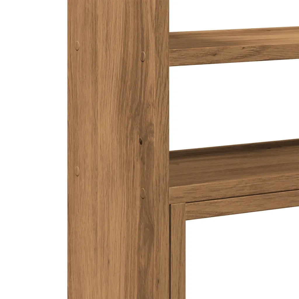 Organizer Scrivania Rovere Artigianale 40x17x41cm in Truciolato CFW7686743