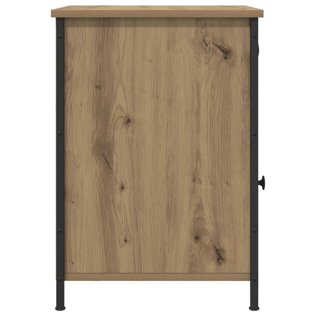 Comodino in rovere artigianale 40x42x60 cm Legno ingegnerizzato