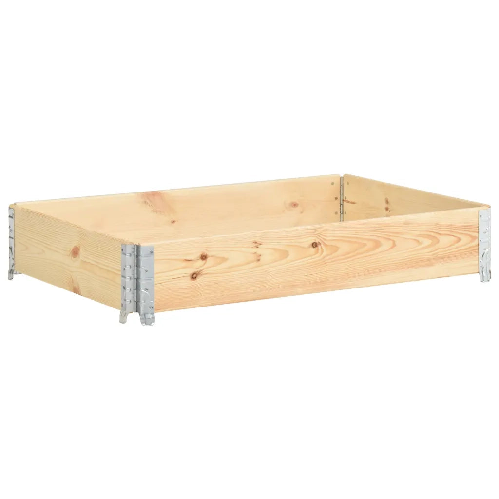Fioriera Rialzata 80x120 cm in Legno Massello di Pino cod mxl 72565