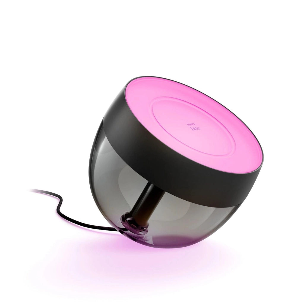 Philips by Signify 8719514264489 Philips Hue White and Color ambiance Lampada da tavolo Iris Lampada da tavolo intelligente LED Bluetooth Zigbee dimmerabile 570 lm colore Nero
