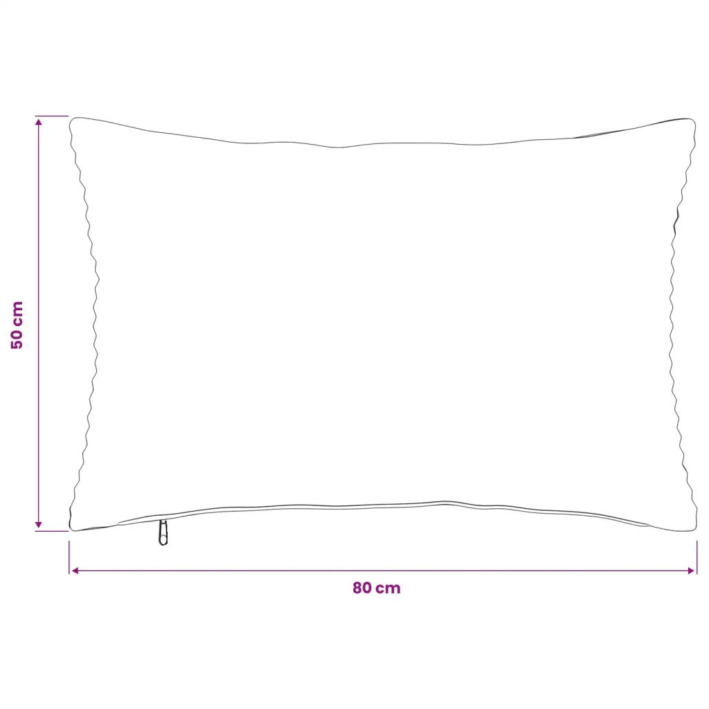 Federa 2 pcs HEERLEN Tortora 50 x 80 cm corduroy 911983