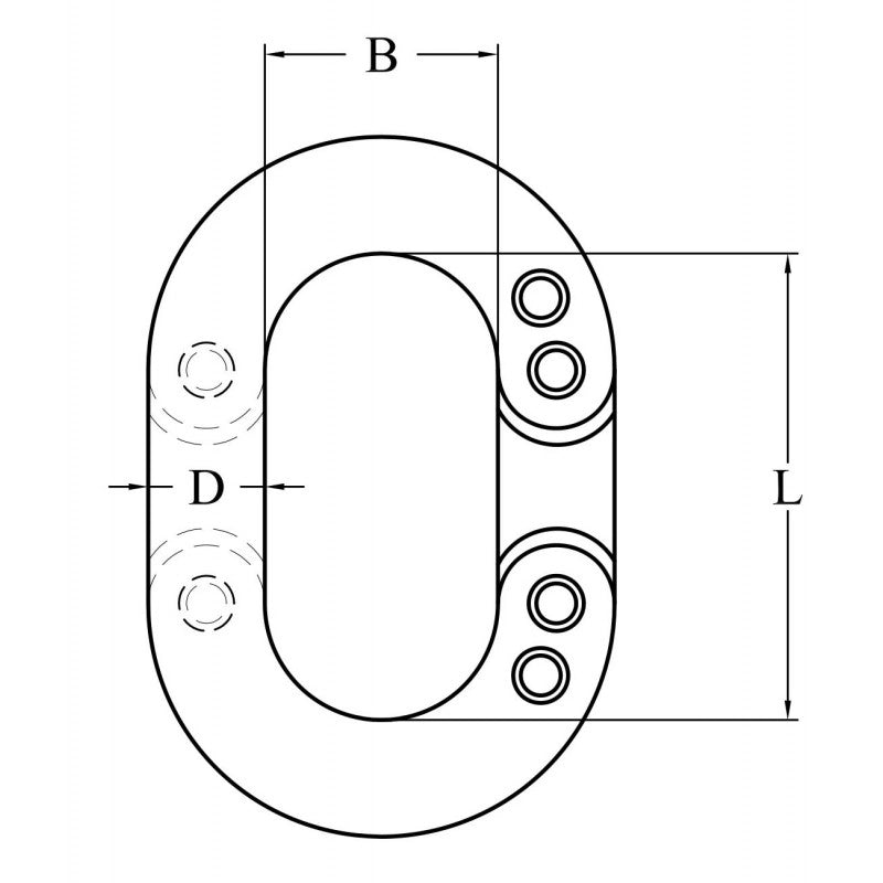 FALSA MAGLIA INOX Ø MM.8