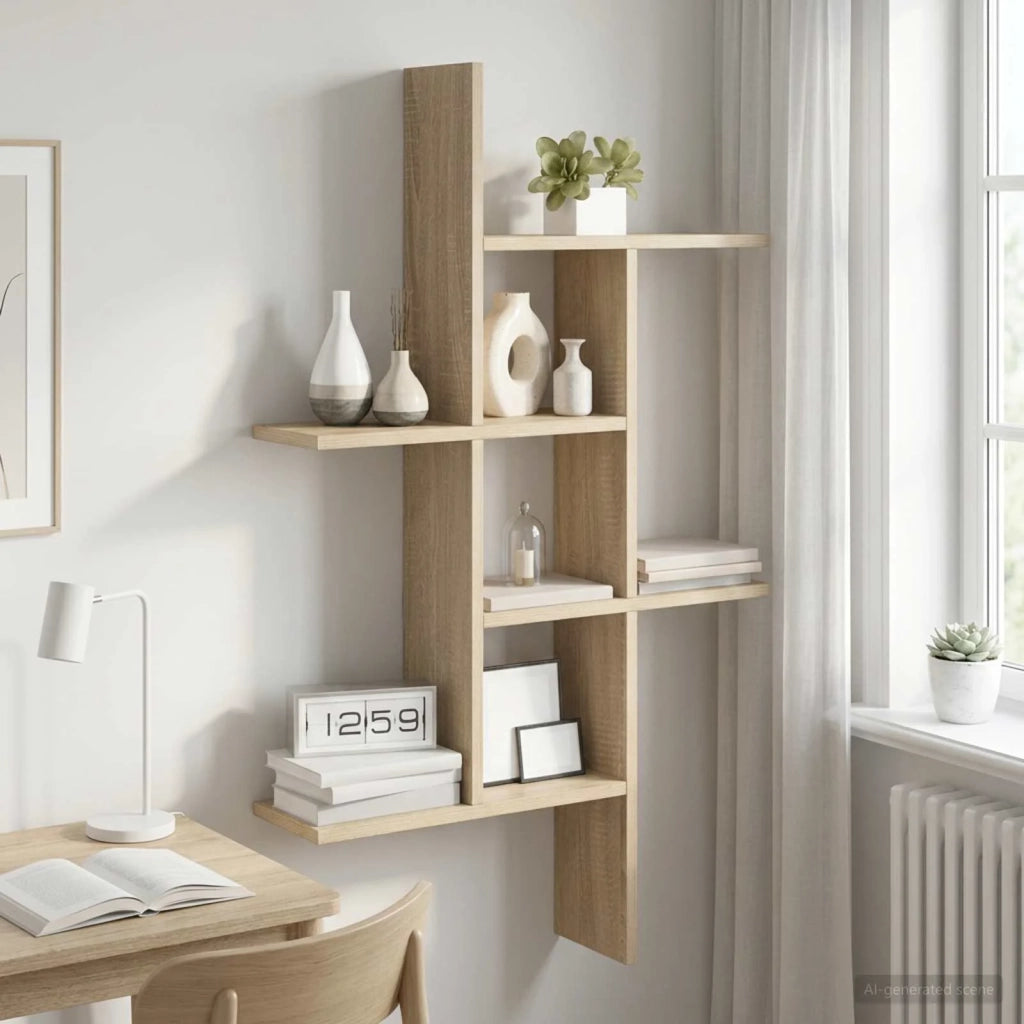 Scaffale da parete Rovere Sonoma 61 x 15 x 102 cm 8012190