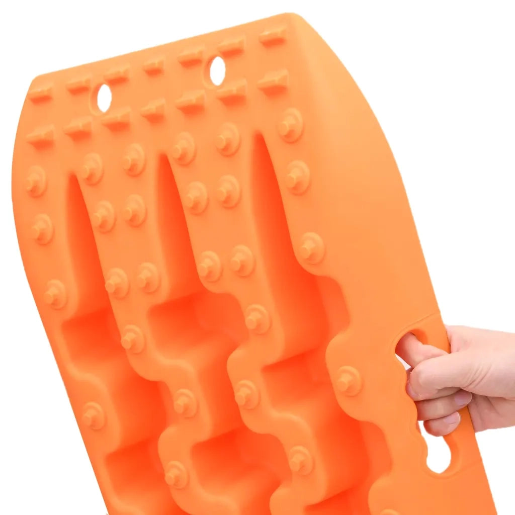 Tavole di Trazione 2 pz Arancioni 106x30,5x7 cm Nylon 210775
