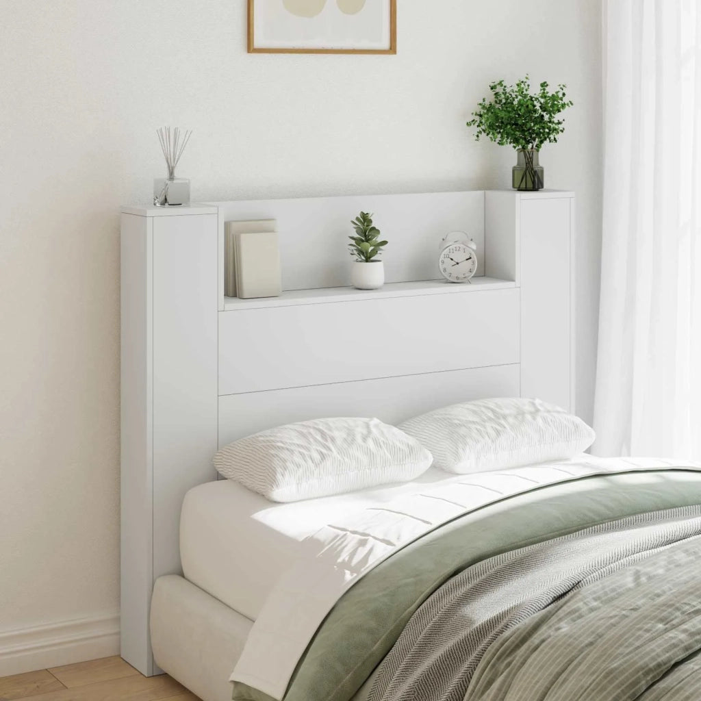 Testiera Letto Bianco Legno ingegnerizzato