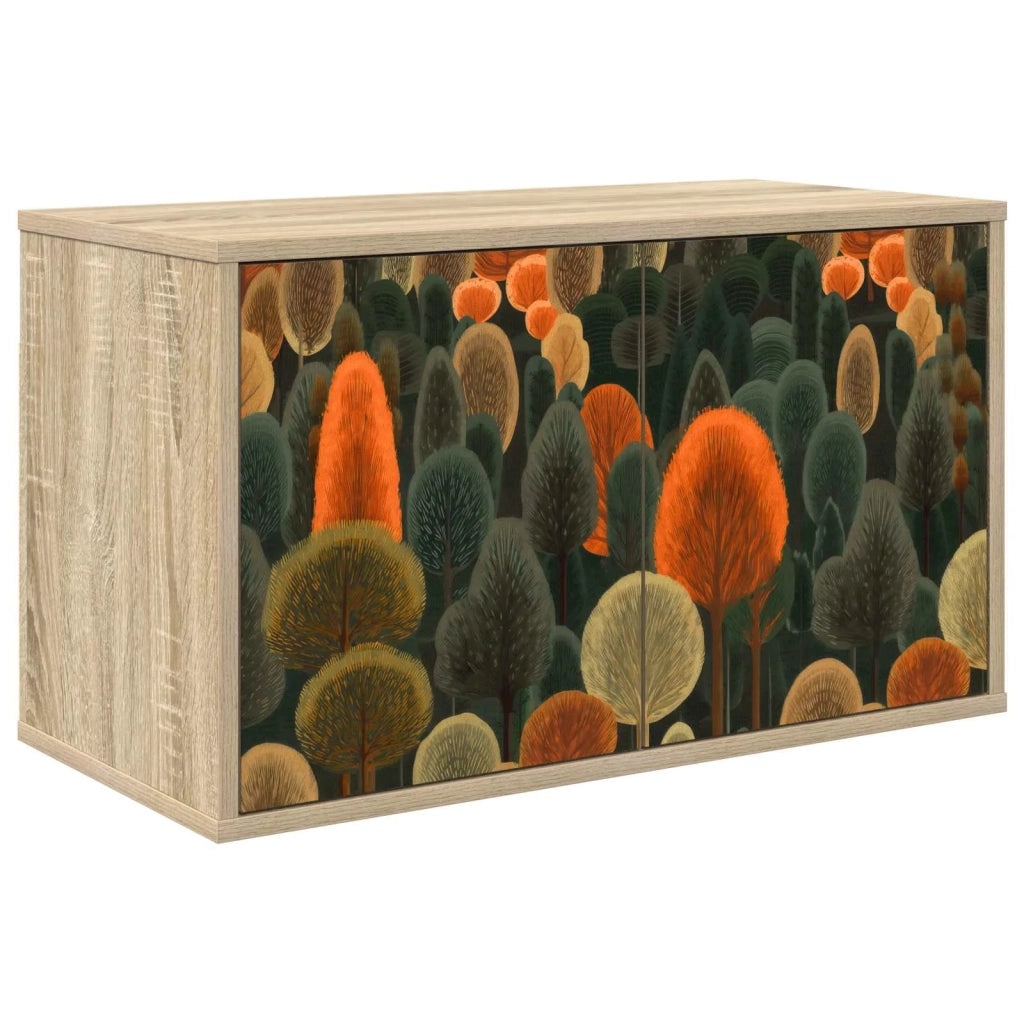 Mobile TV da Parete ZAANDAM 69 x 33 x 40 cm Rovere Sonoma 8007131