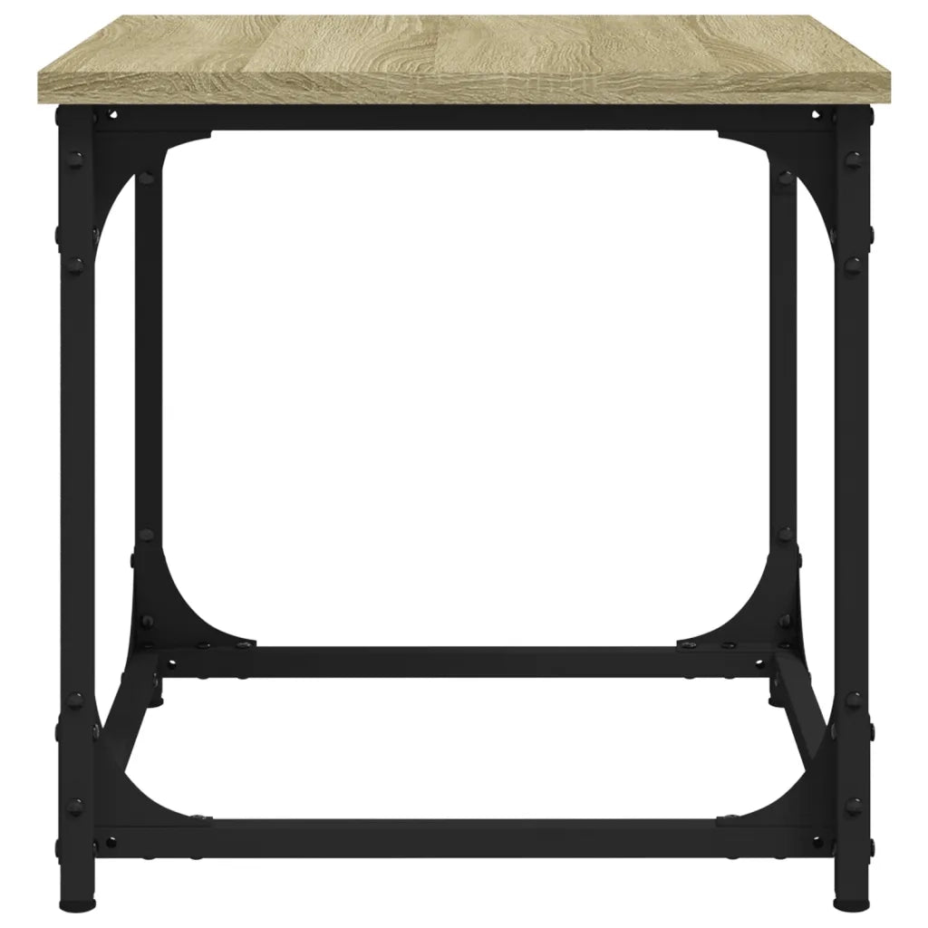 Tavolino Rovere Sonoma 40x40x40 cm in Legno Multistrato cod mxl 15649
