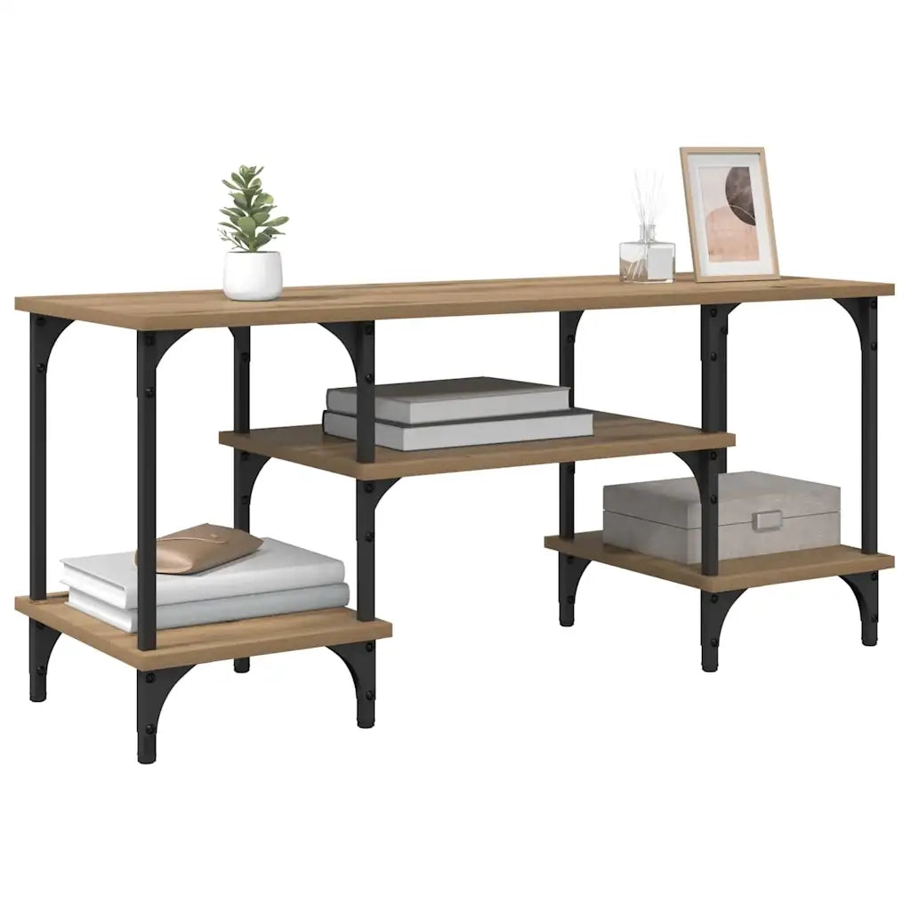 Mobile TV-Credenza per TV-Console TV Rovere artigianale 102 x 35 x 45,5 cm