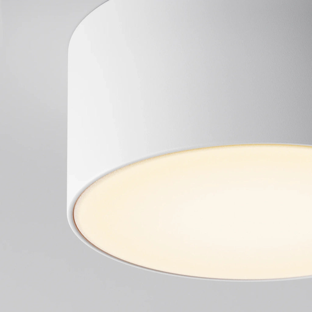 Maytoni Plafoniera moderna Zon IP 1 luce LED integrato IP65 bianco alluminio