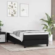Giroletto a Molle con Materasso Nero 80x200 cm inTessuto 3144031
