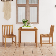 Set da Pranzo per Esterni 3 pz in Legno Massello di Teak cod mxl 42302