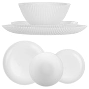 Set di stoviglie KADAX, 3 pezzi, piatti, stoviglie bianche