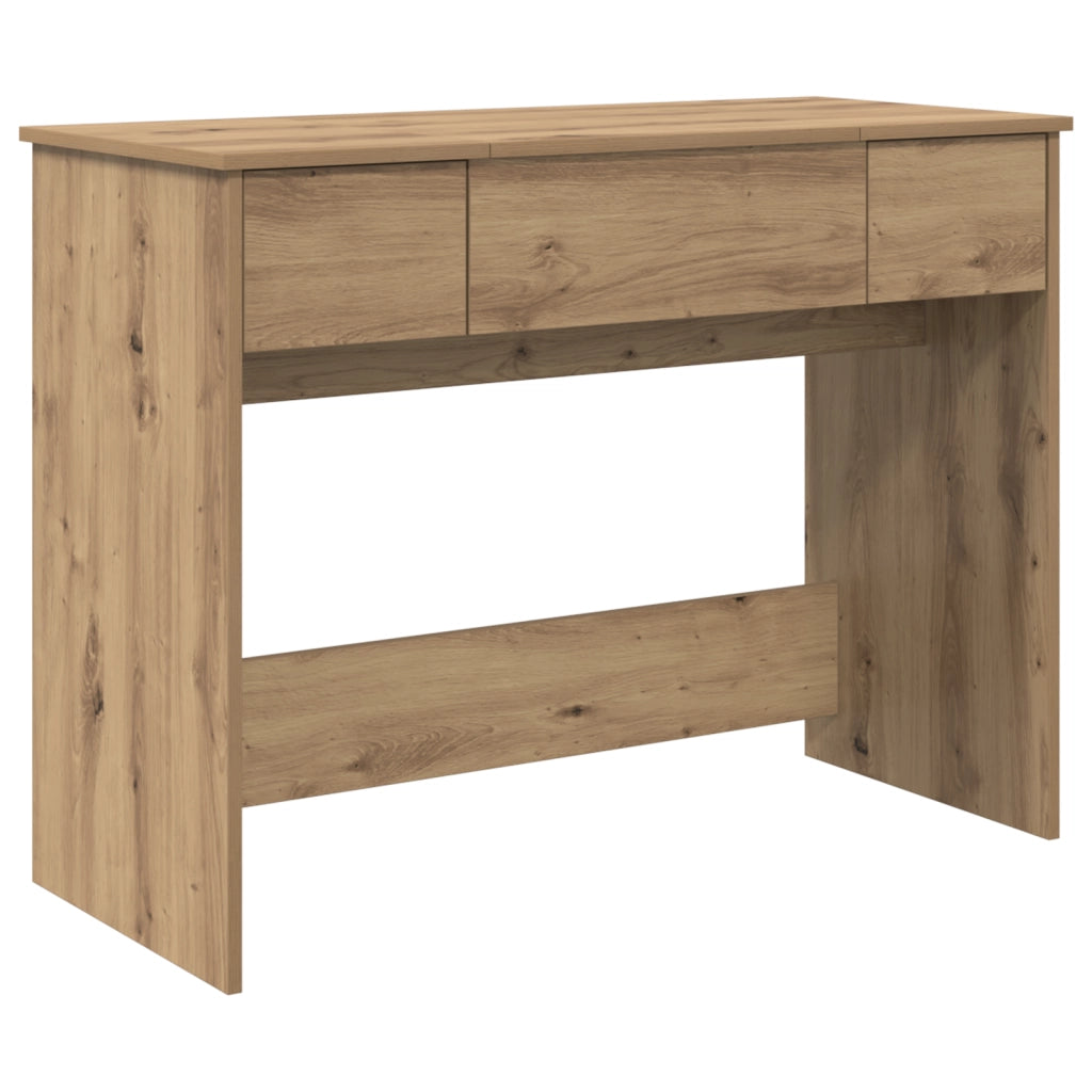 Toeletta con specchio Rovere Artigianale 100x45x76 cm