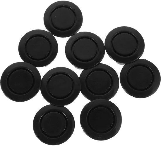 Kit di protezione per bumper 10 pezzi - Coperture universali per bumper - Nero plastico - Bumper anteriore e posteriore - Facile da montare - Protezione contro acqua e sporco - Coperture per bumper