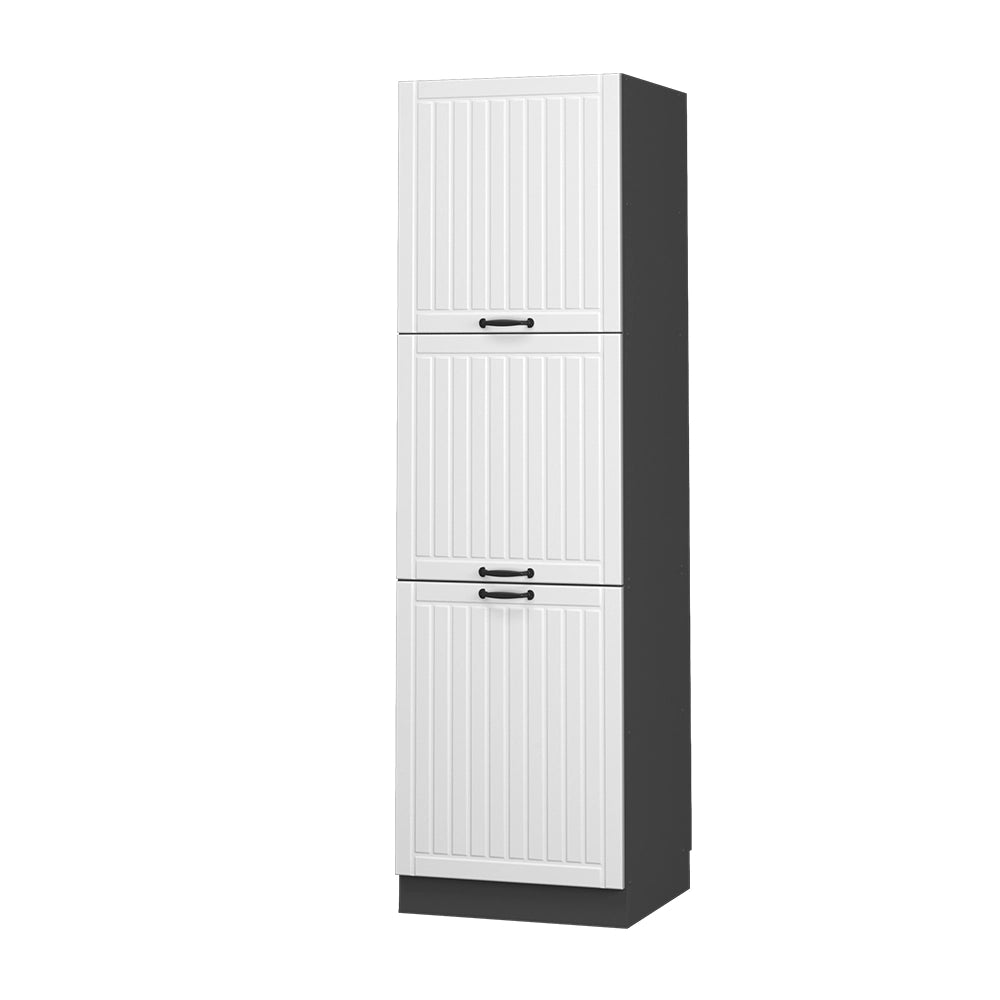 Vicco Mobile per forno da incasso Bianco casa di campagna 60 cm