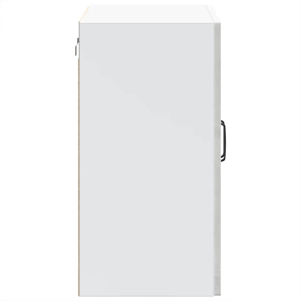 Pensile da Cucina con Porta in Vetro Kalmar Grigio Cemento