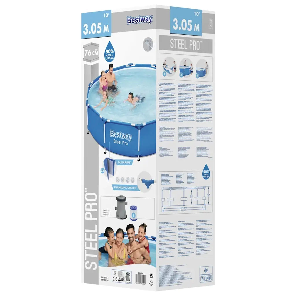 Bestway Piscina Steel Pro 305x76 cm cod mxl 31670