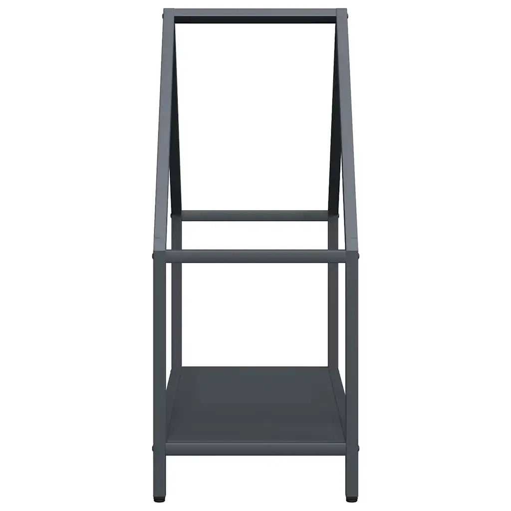 Rastrelliera per Legna da Ardere Antracite 60x25x60 cm CFW4636216