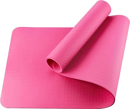 Mat di yoga PREMIUM TPE - Dimensioni 183cmx61cm - Spessore 6mm - Testato per sostanze pericolose - Libero da ftalati BPA metalli pesanti - Mat di allenamento - Varie colorazioni