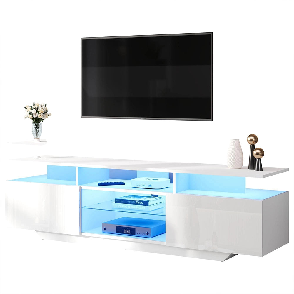 Mobile TV - Xylo - 160x40x45 cm LED 2 ante 8 ripiani