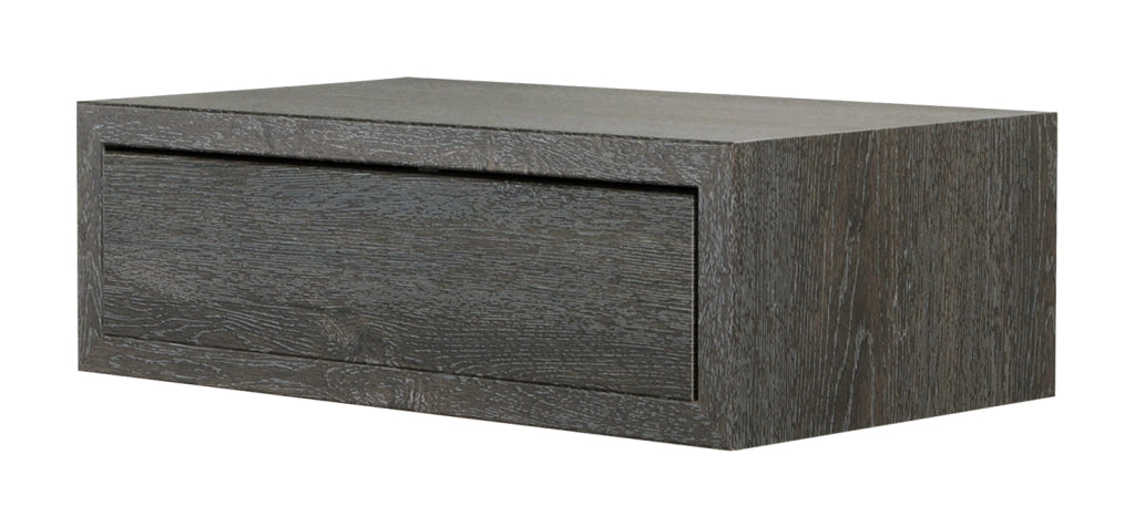 Mensola da Parete 1 Cassetto 45x13,4x23,7 cm in Fibra di Legno Lego Maxi Rovere Scuro