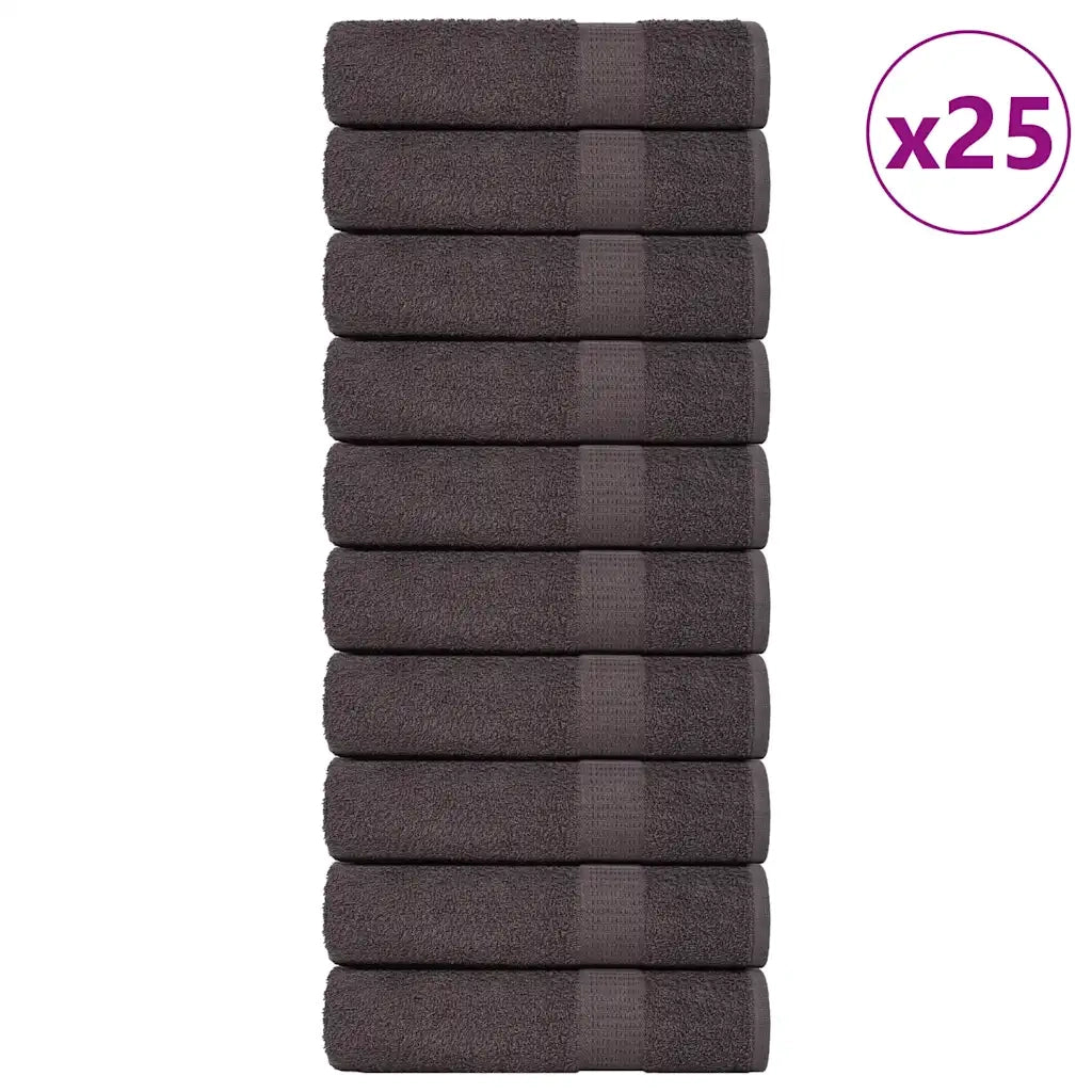 Asciugamani da Bagno 25 pz 100x150 cm 360 g/mÂ² 100% Cotone