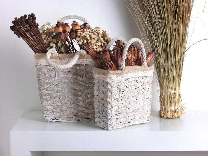 Set 2 Borse Alte Rettangolari H 53 cm