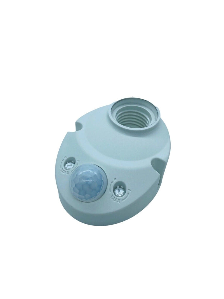 Portalampada E27 con sensore di movimento 360 rilevatore presenza per lampadine