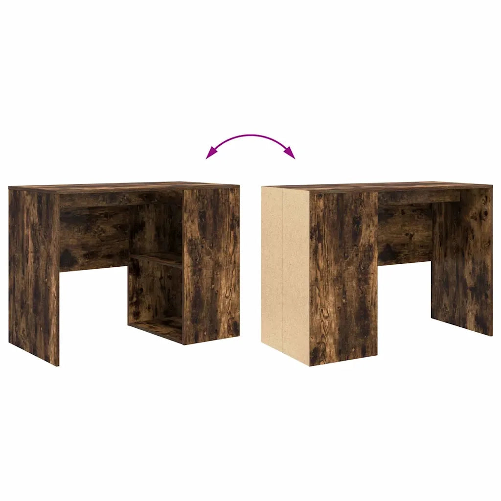 Scrivania Rovere fumé 102 x 50 x 75 cm Legno multistrato 869542