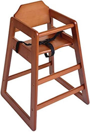 Seggiolone per bambini di età prescolare - Seggiolone in legno per bambini di età prescolare - Seggiolone in legno per bambini di età prescolare - Finitura in legno scuro