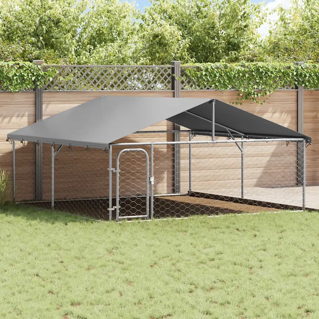 Gabbia per Cani da Esterno con Tetto 300x300x150 cm cod mxl 53968