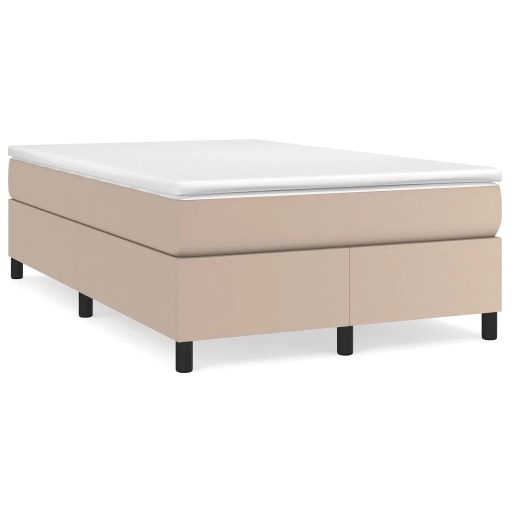 Giroletto a Molle con Materasso Cappuccino 120x200cm Similpelle 3144601