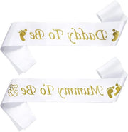 Decorazione per Festa di Nascita - Sfera per Rivelazione del Sesso (Bianco Oro)