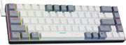 Tastiera da Gioco - 60% Compacta Mini USB Cavo Tastiera - Tastiera con Illuminazione RGB LED - QWERTY - Tastiera per PC Windows/Laptop/Mac OS - Bianca
