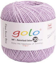 Filato a mano - 6 strati - Tessuto gemercerisato - Cotone - Fili di lana - Fiori fini - 400 yd / 365 m - Filo per cucire