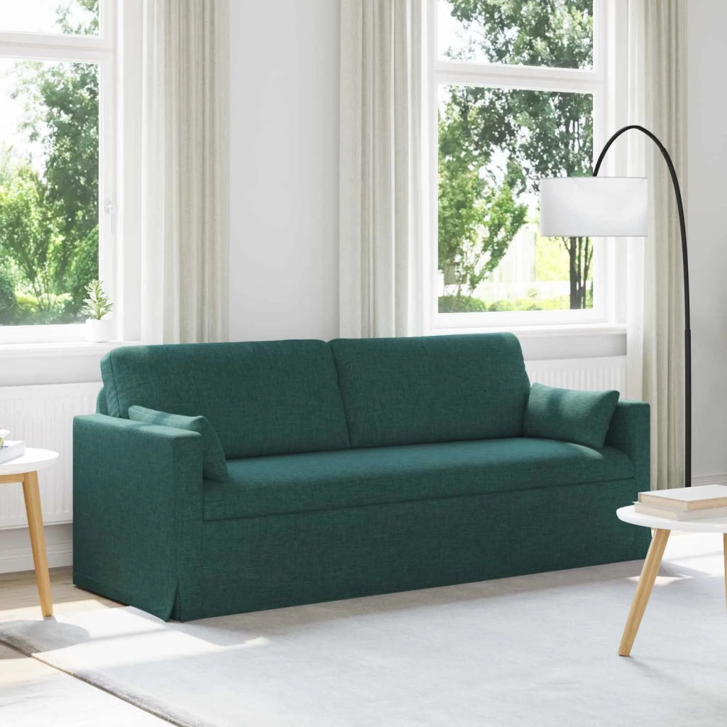 Divano | Divano da soggiorno | Sofa Verde Scuro 198 x 78 x 80 cm Tessuto