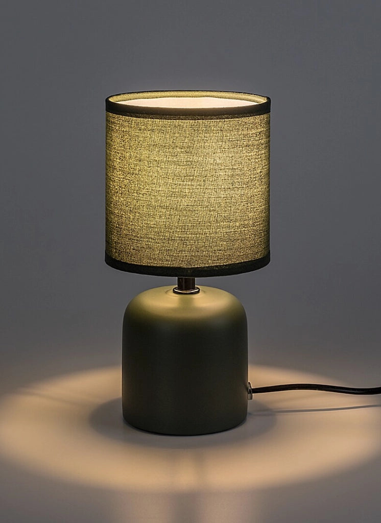 Lampada da tavolo Daphni verde ceramica 1xE14 Rabalux